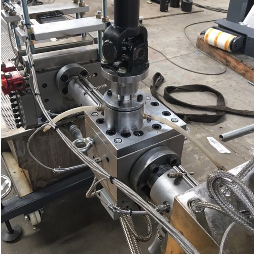 海角HJ9DB6下载+雙柱換網器 PET打包帶生產線